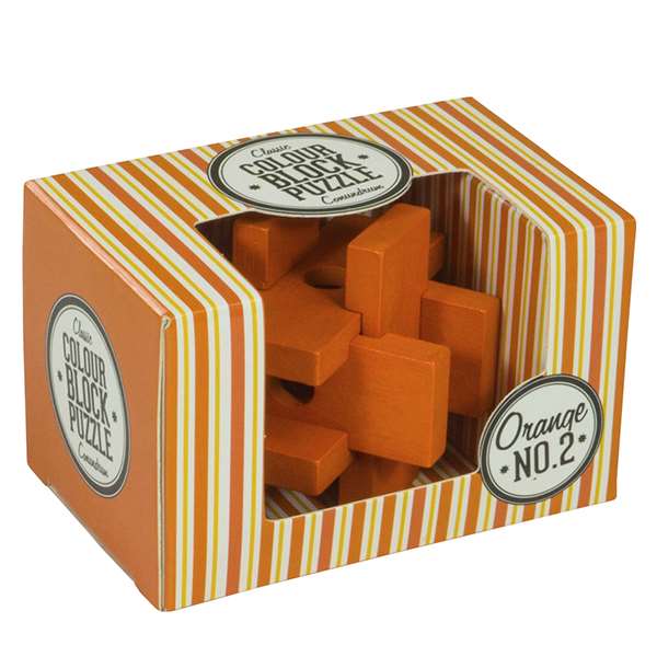 COLOUR BLOCK PUZZLES ORANGE The Happy Puzzle Company